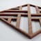 Ekena Millwork Extra Small Killeen Decorative Fretwork Wood Wall Panels, Walnut, 7 3/8"W x 7 3/8"H x 3/8"T WALW08X08X0375KLNWA - alternate 3